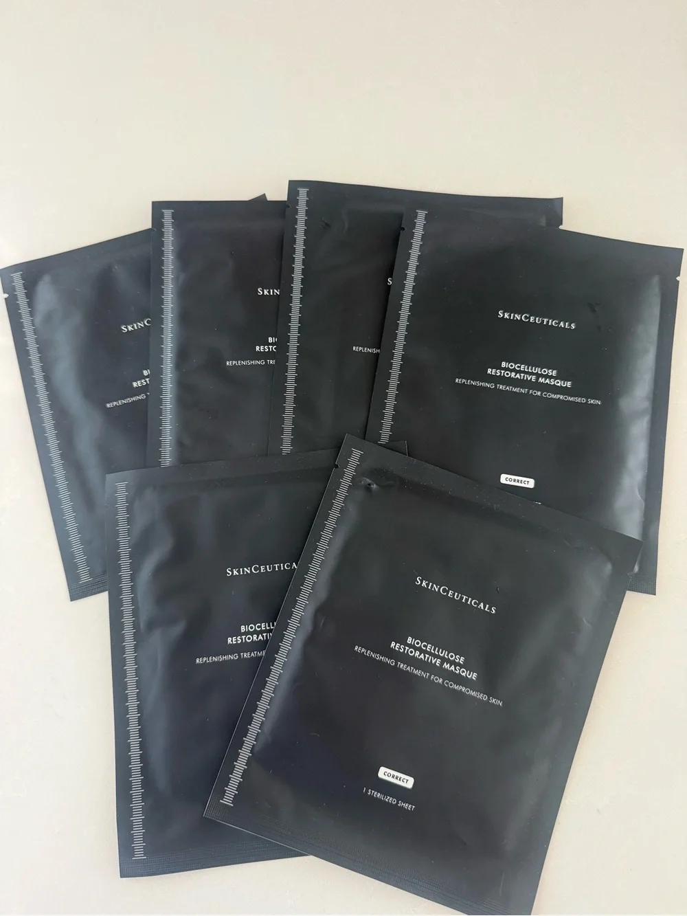 6 SkinCeuticals Biocellulose Restorative Masks - NEW w/o box